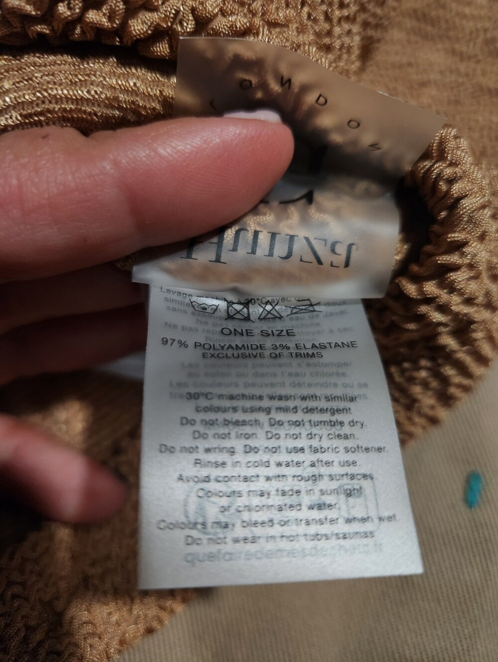 Hunza G One Piece Swimwear OS - Picture 6 of 9